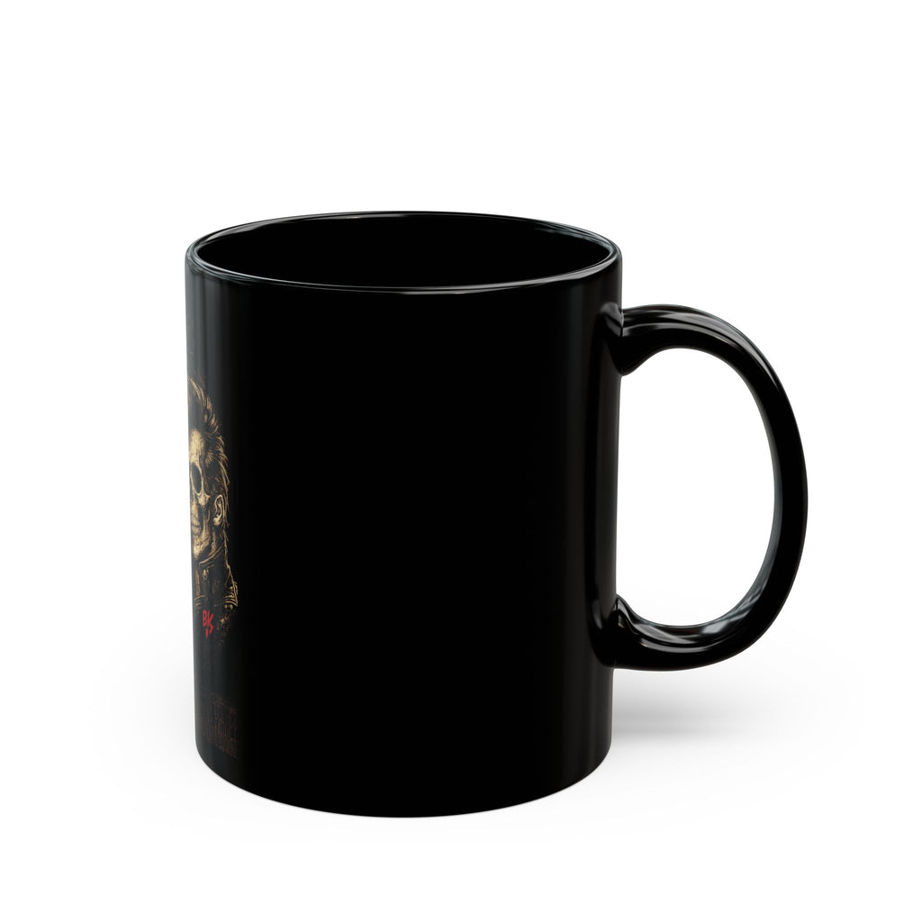 Coffee First. Rock Always. – Black Mug