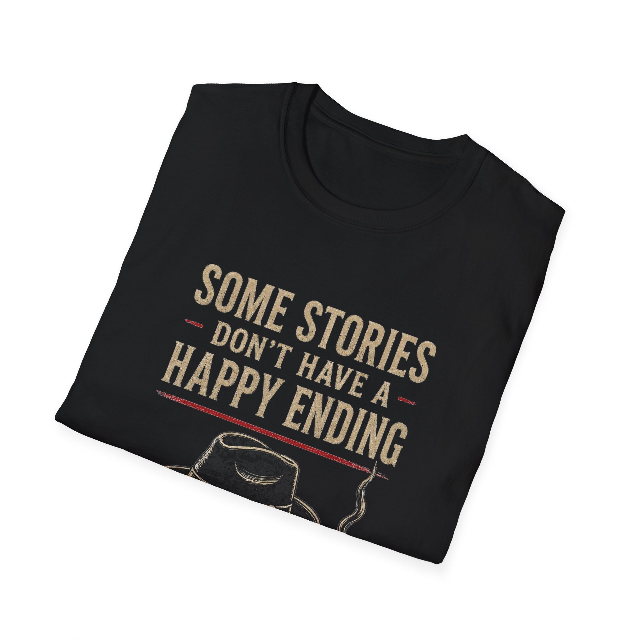 Some Stories Don't Have a Happy Ending T-Shirt | Vintage Camera Quote Tee