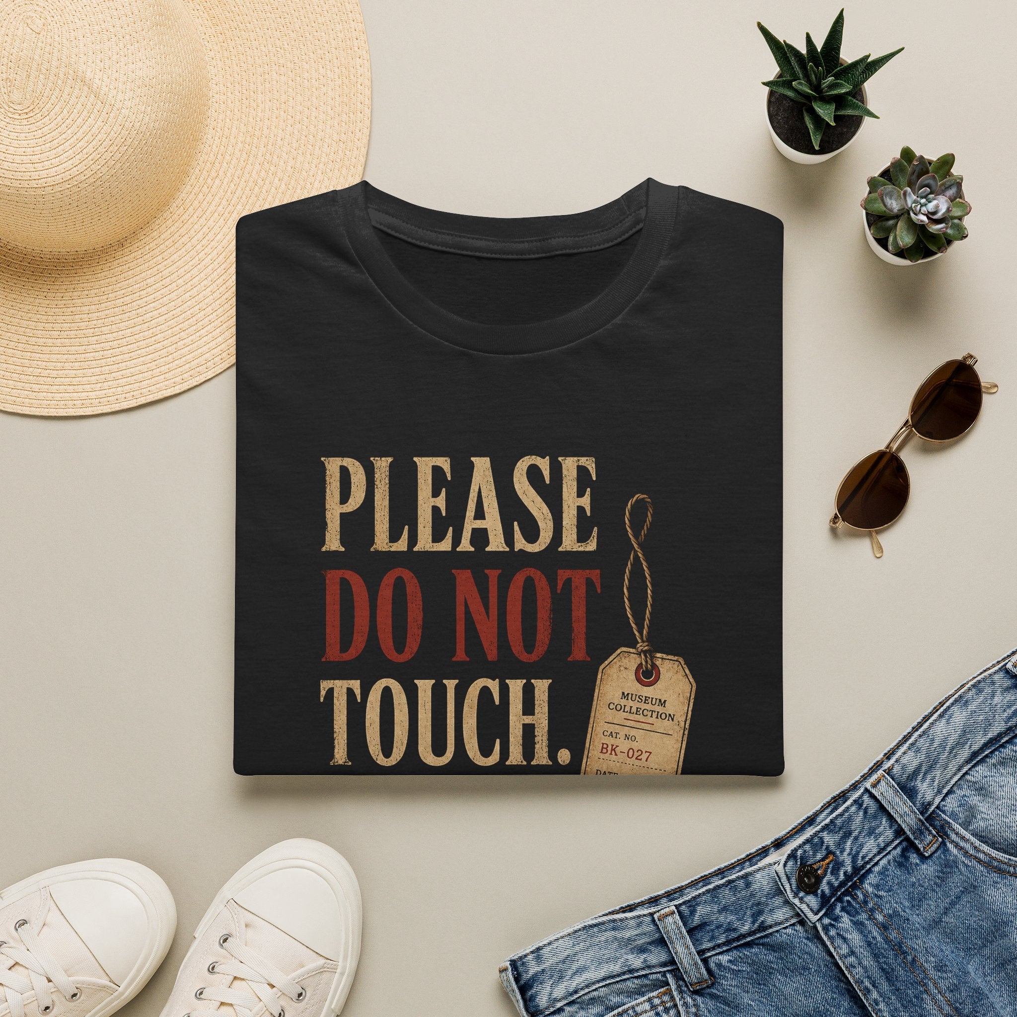 Please Do Not Touch Shirt, Archaeology T-Shirt, Museum Archaeologist Gift, Funny History Shirt, Dark Academia
