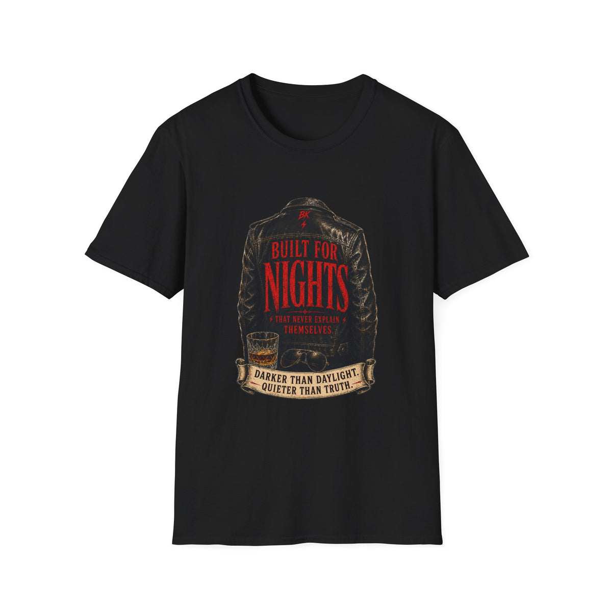 Built for Nights – Leather Jacket T-Shirt