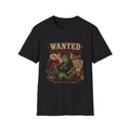Wanted Girl Who Fights Back T-Shirt, Rockabilly Zombie Pin Up Tee, Psychobilly Shirt, Empowered Woman Gift, Vintage Wanted Poster Tee