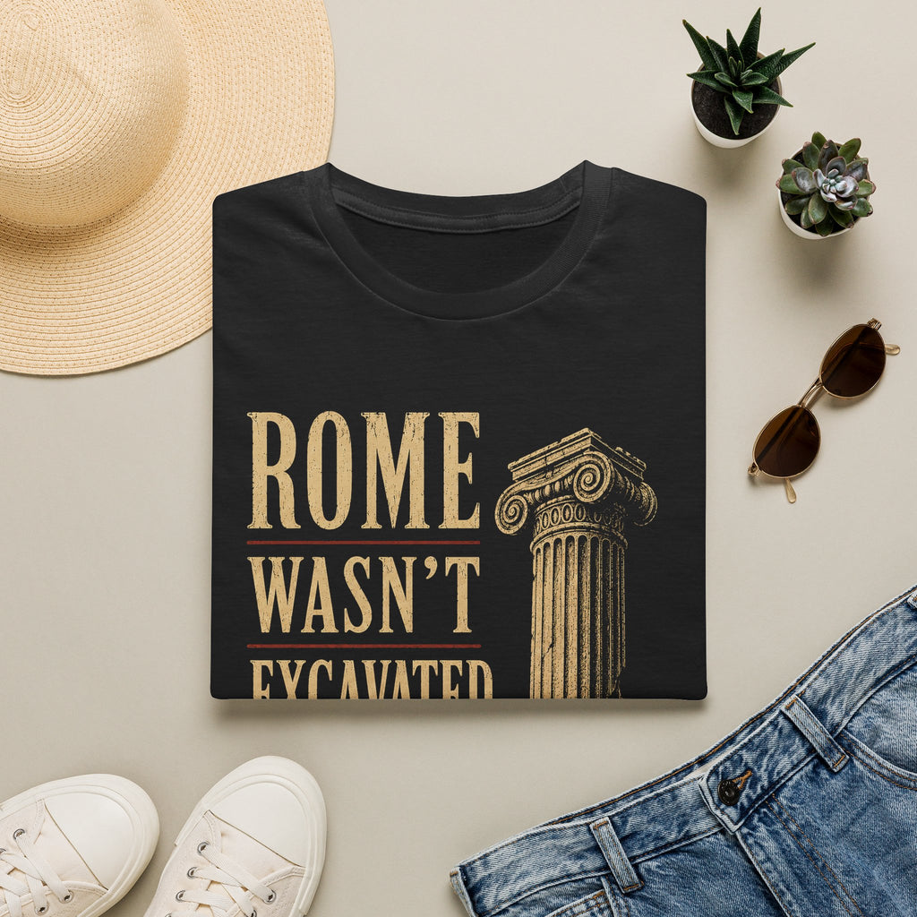 ROME WASN’T EXCAVATED IN A DAY.