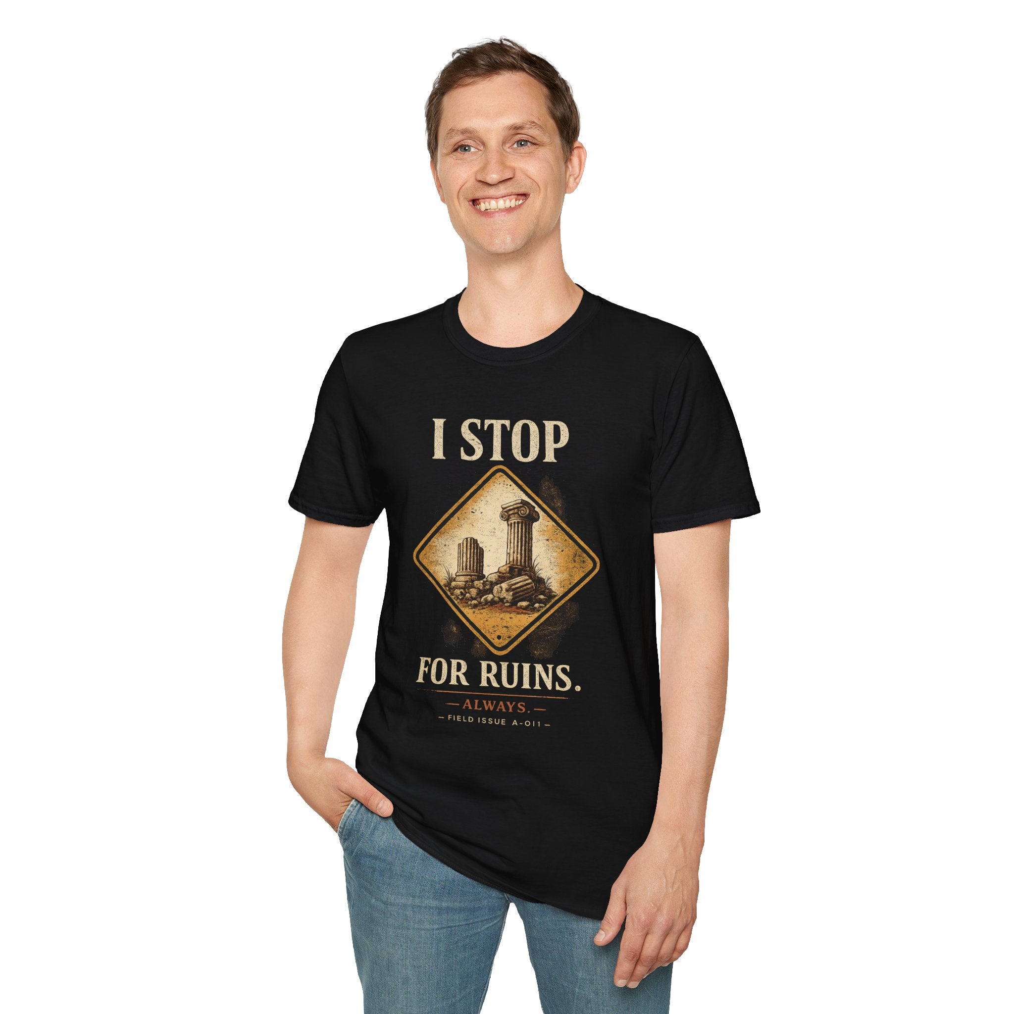 I Stop For Ruins Tote Bag, Archaeology Gift, Ancient Rome Canvas Bag, History Lover Tote, Archaeologist Gift, Museum shirt
