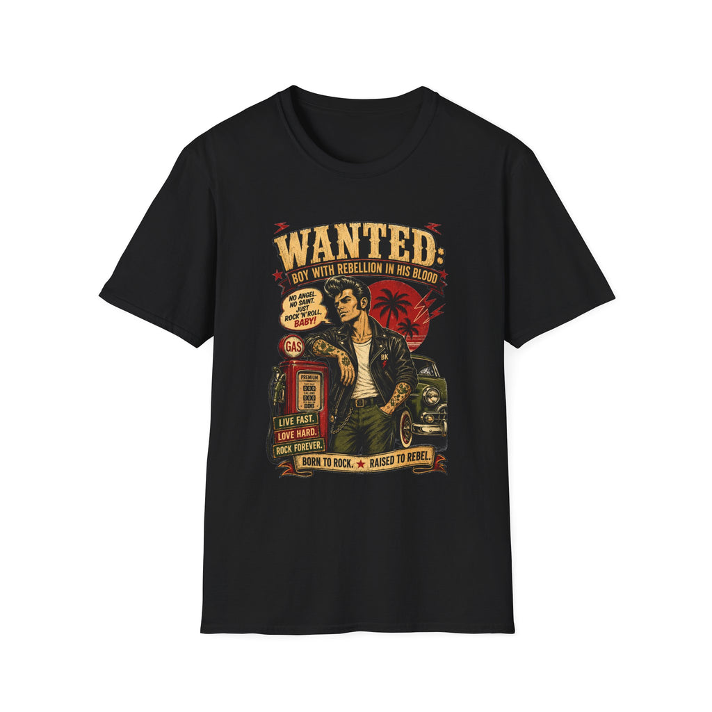 Wanted Boy With Rebel Blood – T-Shirt