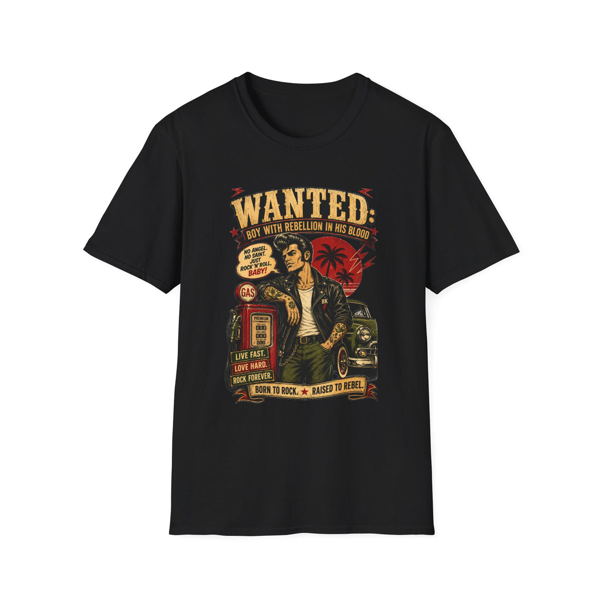 Wanted Boy With Rebel Blood – T-Shirt