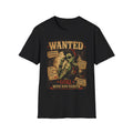 Wanted Girl with Bad Habits T-Shirt | Vintage Rockabilly Zombie Pin Up Tee | Punk Rock Graphic Shirt | Alternative Gothic Gift