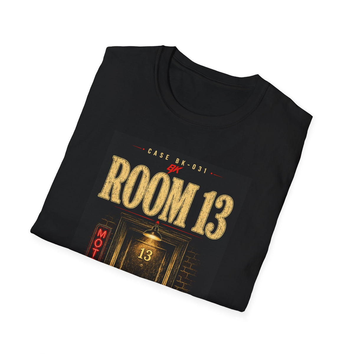 Room 13 Motel T-Shirt | Noir Horror Graphic Tee | Vintage Motel Shirt | Dark Aesthetic Unisex Tee | Do Not Disturb Shirt