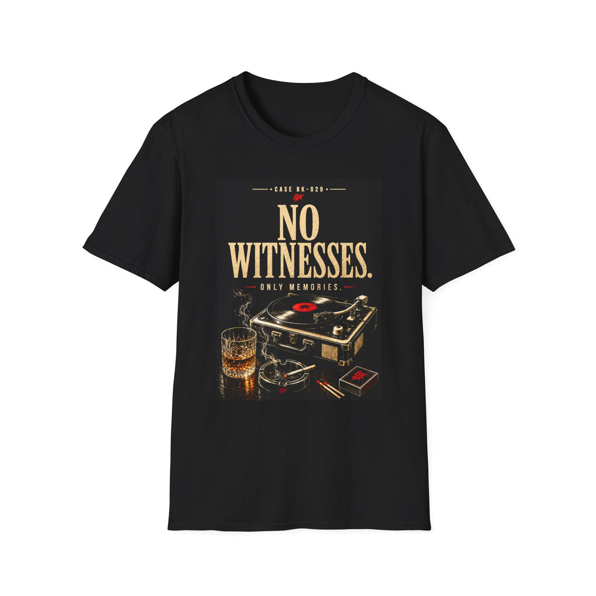 No Witnesses – Noir T-Shirt
