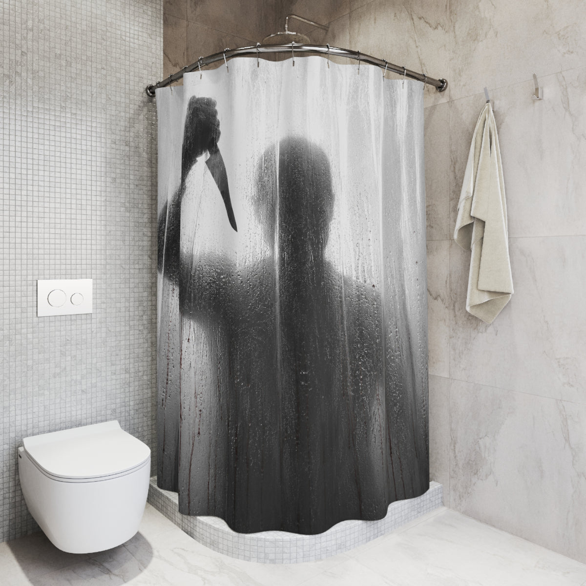 Horror Shower Curtain – Shadow Killer