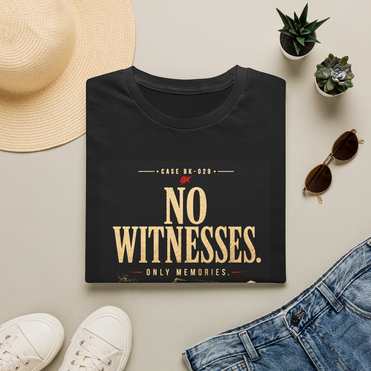 No Witnesses – Noir T-Shirt
