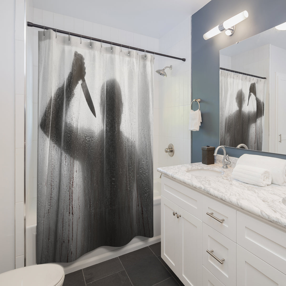Horror Shower Curtain – Shadow Killer